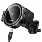 Laadija-hoidja auto Hoco HW35 MagSafe 15W (air vent) must