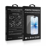 LCD kaitsev karastatud klaas Perfectionists 2.5D Super Strong Matte Tempered Glass Apple iPhone 15/16 must