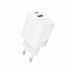 Laadija Borofone BN29 30W USB-C/USB-A valge