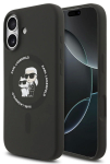 Telefoni&uuml;mbris Karl Lagerfeld Liquid Silicone Karl and Choupette MagSafe Apple iPhone 17 must