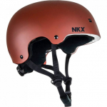 Kiiver NKX Brain Saver Burgundy - Suurus:M (54-57cm)