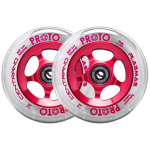 Proto X Centrano Plasmas Pro Scooter Wheels 2-Pack (110mm|Clear On Red)