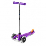 Kolmerattaline t&otilde;ukerats Micro Mini Classic LED - V&auml;rv:Mini Purple