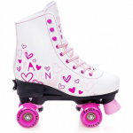 Quad rulluisud Raven Trista White/Pink reguleeritava suurusega - Suurus:35-38