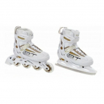 3-in-1 Uisud/Rulluisud Raven Profession White/Gold reguleeritava suurusega+terad - Suurus:35-39 (M)