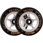 Proto Grippers Pro Scooter Wheels 2-Pack (110mm|Black On Raw)