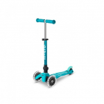 Kokkupandav kolmerattaline t&otilde;ukeratas Micro Mini Deluxe LED - V&auml;rv:Deluxe LED Pink