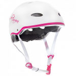 Kiiver Raven Essto White/Pink - Suurus:XS (48-52cm)