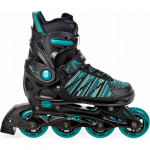 Rulluisud Raven Vella Black/Mint reguleeritava suurusega - Suurus:37-40 (M)
