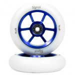 North Scooters Signal Pro Scooter Wheels 2-Pack (115mm|Violet / White)