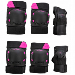 Kaitsmete komplekt Raven Dexard Black/Pink - Suurus:S