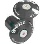 Wildcat Mini BMX Bar Ends 2-Pack (Black)