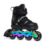 Rulluisud Raven Drill Black/Neo Chrome reguleeritava suurusega - Suurus:30-33 (S)