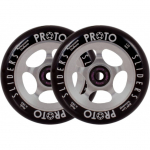 Proto Sliders Pro Scooter Wheels 2-Pack (110mm|Black On Raw)