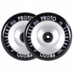 Proto Full Core Sliders Pro Scooter Wheel 2-Pack (110mm|Silver)