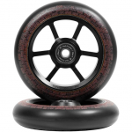 North Garrett Braz G5 Pro Scooter Wheels 2-Pack (110mm|Matte Black/Dark Brown)