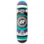 Hydroponic Circular Complete Skateboard (8"|Turquoise)