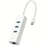TP-LINK UE330C USB 3.0 Type-C to Gigabit Ethernet Network Adapter with 3-Port USB 3.0 Type-A Hub UE330C