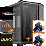 TopPC AMD Ryzen 9 (Zen 4) TUF Gaming Powered by ASUS, 64GB (2x32) DDR5, GeForce RTX 5070 Ti, 2TB NVMe Gen4, no OS DATK319-1292400