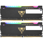 Patriot Viper Steel RGB, DDR4, 32GB, 3200MHz, CL18, Kit of 2 PVSR432G320C8K