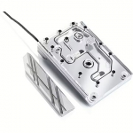 Bitspower MonoBlock ASRock X399M Taichi, RGB, Nickel/Acryl BP-WBASRX399MTC