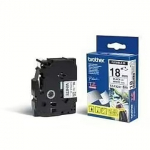 Brother TZ-EFX241, 18mm black on white flexible tape TZEFX241