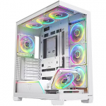 Modecom Volcano Stellar Plus ARGB 8F, Tempered Glass, White AT-STELLAR-PLUS-8F-ARGB-20