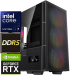 TopPC Intel Core Ultra 7 Creative, 1000W+ Modular, Z890, Core Ultra 7 270K Plus, 420mm Liquid Cooler, GeForce RTX 5080 DATK389-1399601