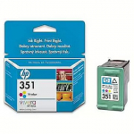 Hewlett Packard NO 351 COLOUR INK CARTRIDGE, 4 ML CB337EE