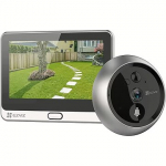 EZVIZ Wireless Doorbell with a Peephole DP2, 1080p Full HD, 2MP, App, Silver CS-DP2C