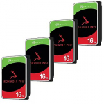 Seagate 16TB, 7200rpm, 256MB, SATAIII, IronWolf Pro, CMR, Helium, WRL550, 4 Pack ST16000NT001_B2