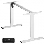 Onkron Desk Frame with Height Adjustment, White WDF221E-W