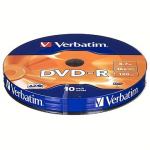 Verbatim DVD-R Verbatim | 4,7GB | 16x | Matt Silver | WRAP 10 pack 43729