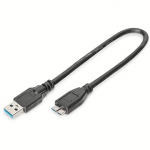 Digitus USB-A 3.0 to MicroUSB, 0.25m AK-300117-003-S