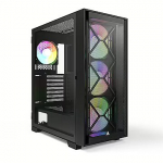 Montech Montech Air 1000 Premium, Black, Tempered Glass AIR 1000 PREMIUM BK