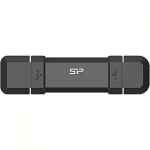 Silicon Power DS72 Dual USB-C/USB 3.2 Gen 2, 500GB, Black SP500GBUC3S72VPK
