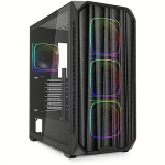 Sharkoon AK5M RGB, Tempered Glass, Black 4044951041671