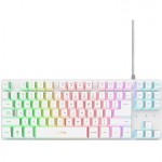 Trust KEYBOARD USB GXT 833W THADO/TKL ENG WHITE 25894