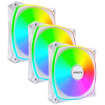 Montech AX120 PRO PWM ARGB, 3 Pack, White AX120 PRO WHITE 3 IN 1
