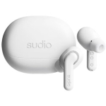 Sudio Earbuds | E4 Pro | Bluetooth | In-ear | Microphone | Cloud White | Noise canceling | Noise reduction E4PROWHT