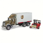 Bruder MACK Granite UPS Logistics truck with fo BR-02828