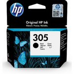 Hewlett Packard HP 305 Black Original Ink Cartridge 3YM61AE#301