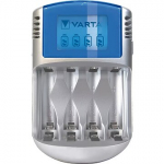 VARTA LCD Charger, Charger (Charges 2 or 4 AA, AAA) 57070201401