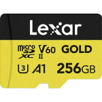 Lexar 256GB microSDXC Professional GOLD UHS-II A1 C10 U3 V60 LMSGOLD256G-BNNNG