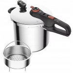 Tefal Secure Pressure cooker, 8L, Black/Stainless steel P2594401