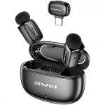 Awei Lavalier MK5 Duo Ai-Voice, black AWE000302