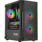 Logic Aramis ARGB Mini, Tempered Glass, Black AM-ARAMIS-10-0000000-0002
