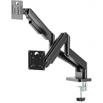 Gembird Desk mounted adjustable double monitor arm, 17-32" MA-DA2-06