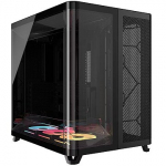 Corsair AIR 5400 LX-R RGB iCUE LINK, Tempered Glass, Black CC-9011320-WW