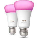 Philips Hue White and Color Ambiance, E27, 2 pcs, color - Smart Light 929003853502